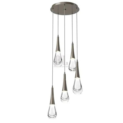 Rain 5-Light Pendant For Living Room Dining Room Bedroom bathroom - Zelno Lighting