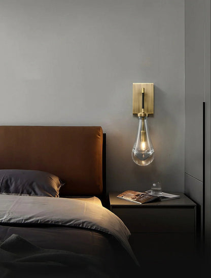 Raindrop Crystal Wall Sconce - zelnolighting