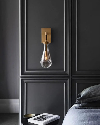 Raindrop Crystal Wall Sconce - zelnolighting