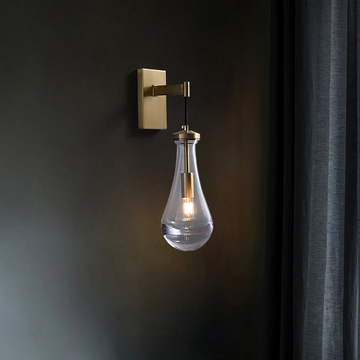 Raindrop Crystal Wall Sconce - zelnolighting