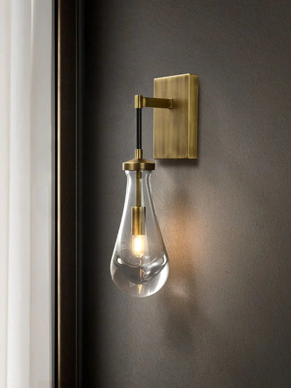 Raindrop Crystal Wall Sconce - zelnolighting