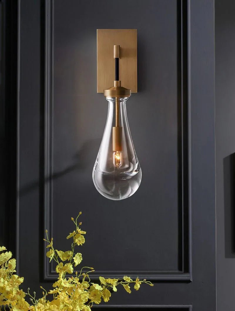 Raindrop Crystal Wall Sconce - zelnolighting