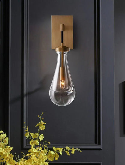 Raindrop Crystal Wall Sconce - zelnolighting