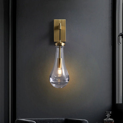 Raindrop Crystal Wall Sconce - zelnolighting