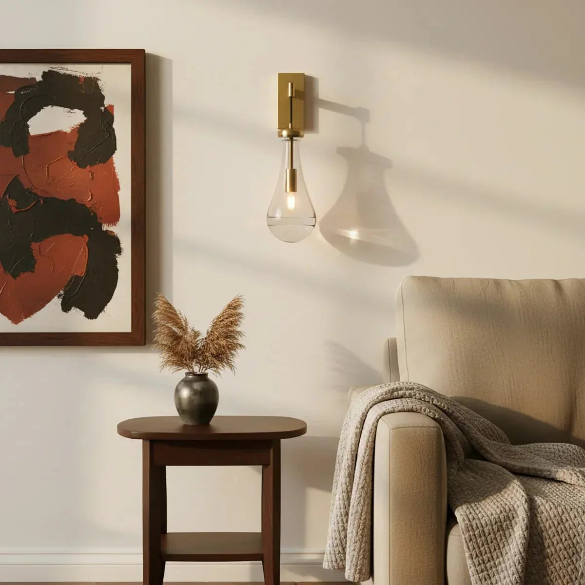 Raindrop Crystal Wall Sconce - zelnolighting