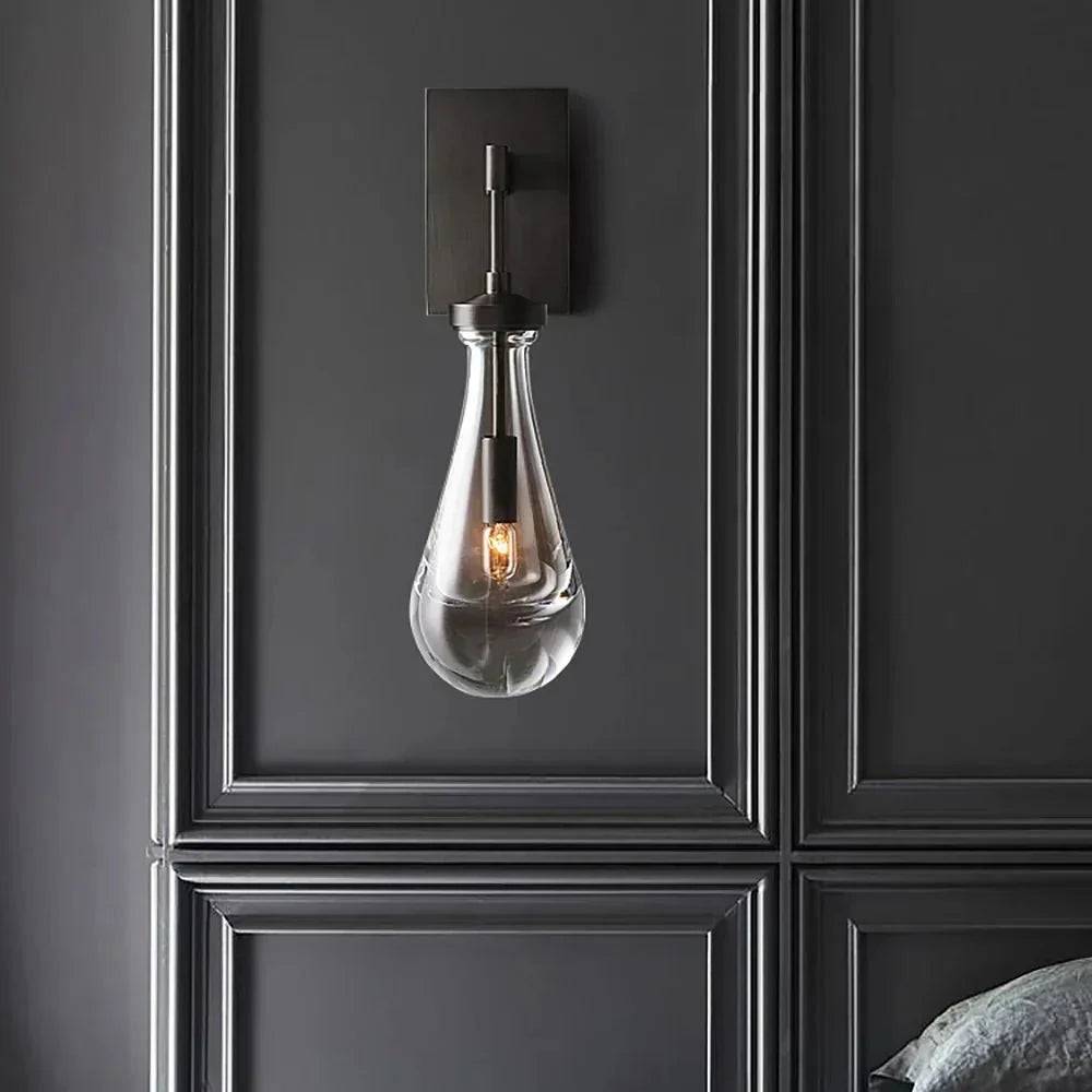 Raindrop Crystal Wall Sconce - zelnolighting