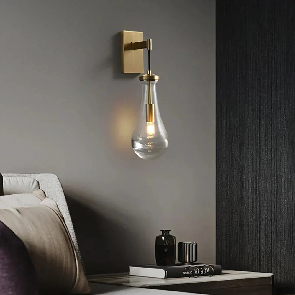 Raindrop Crystal Wall Sconce - zelnolighting