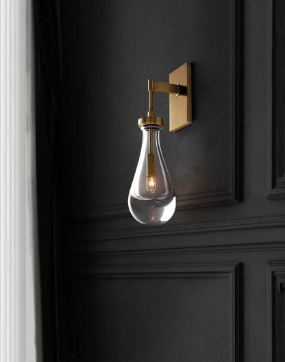 Raindrop Crystal Wall Sconce - zelnolighting