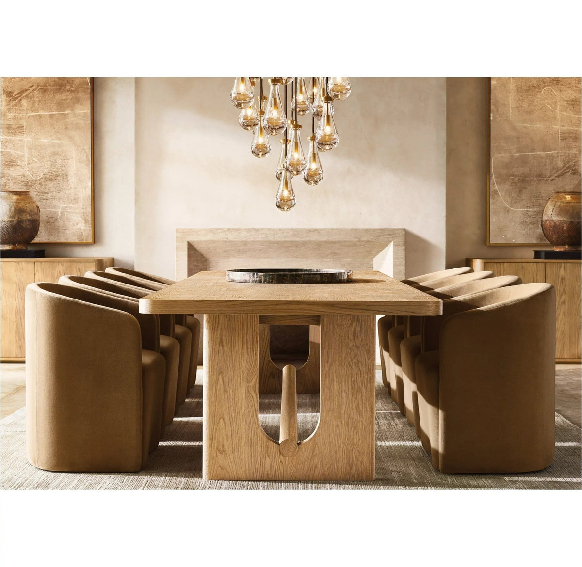 Raindrop Rectangular Chandelier 54", 72" - zelnolighting
