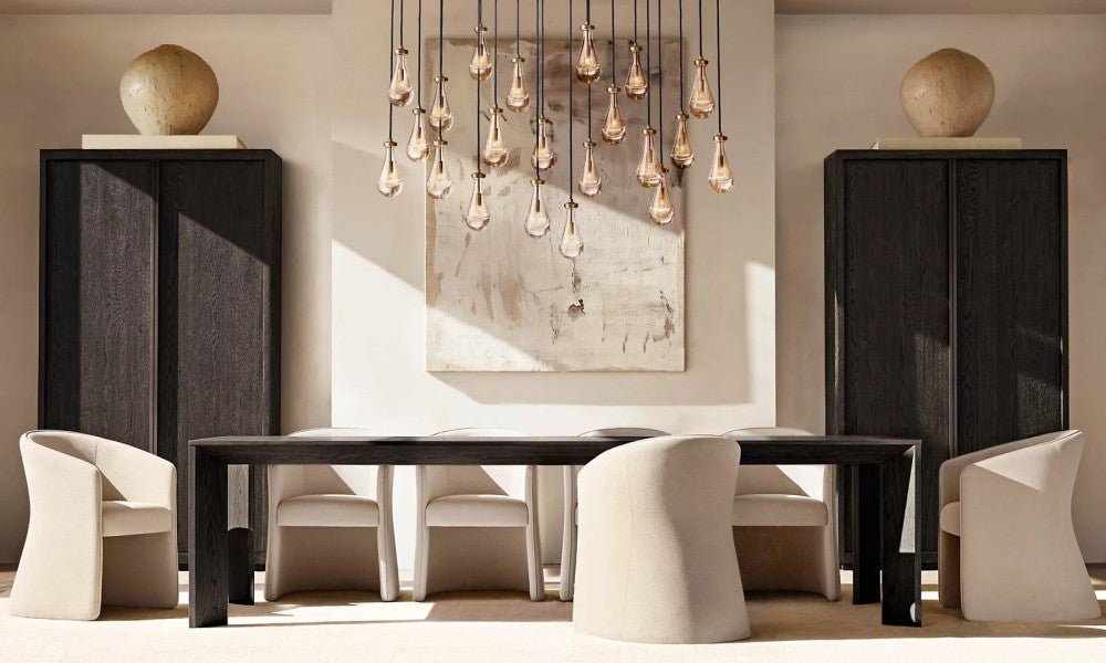 Raindrop Rectangular Chandelier 72" - Zelno Lighting