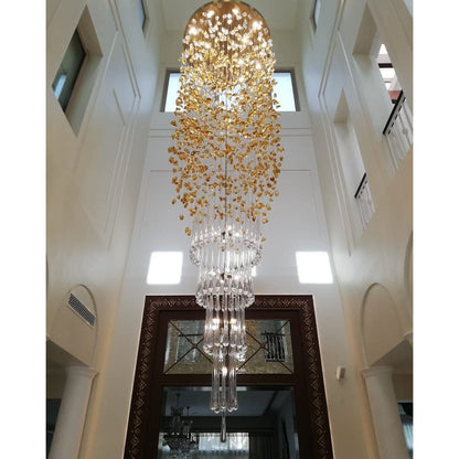 Rainfall Glass Gem Stone Chandelier - Zelno Lighting