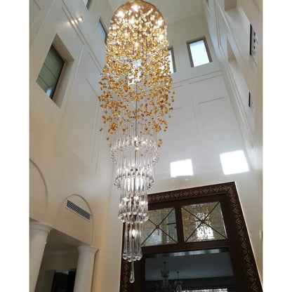 Rainfall Glass Gem Stone Chandelier - Zelno Lighting