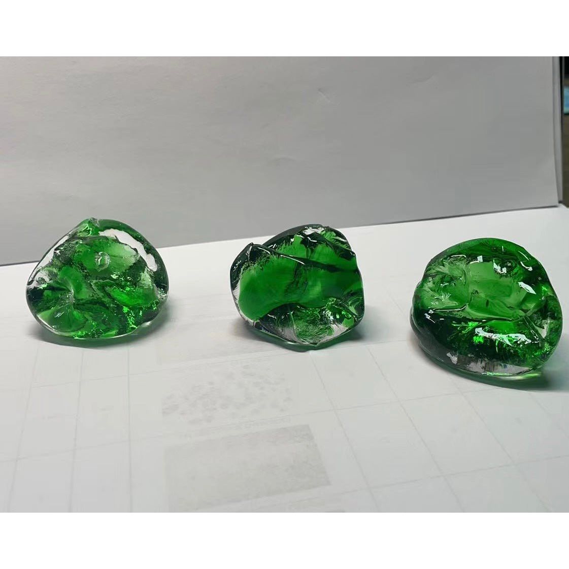 Rainfall Glass Gem Stone Chandelier - Zelno Lighting