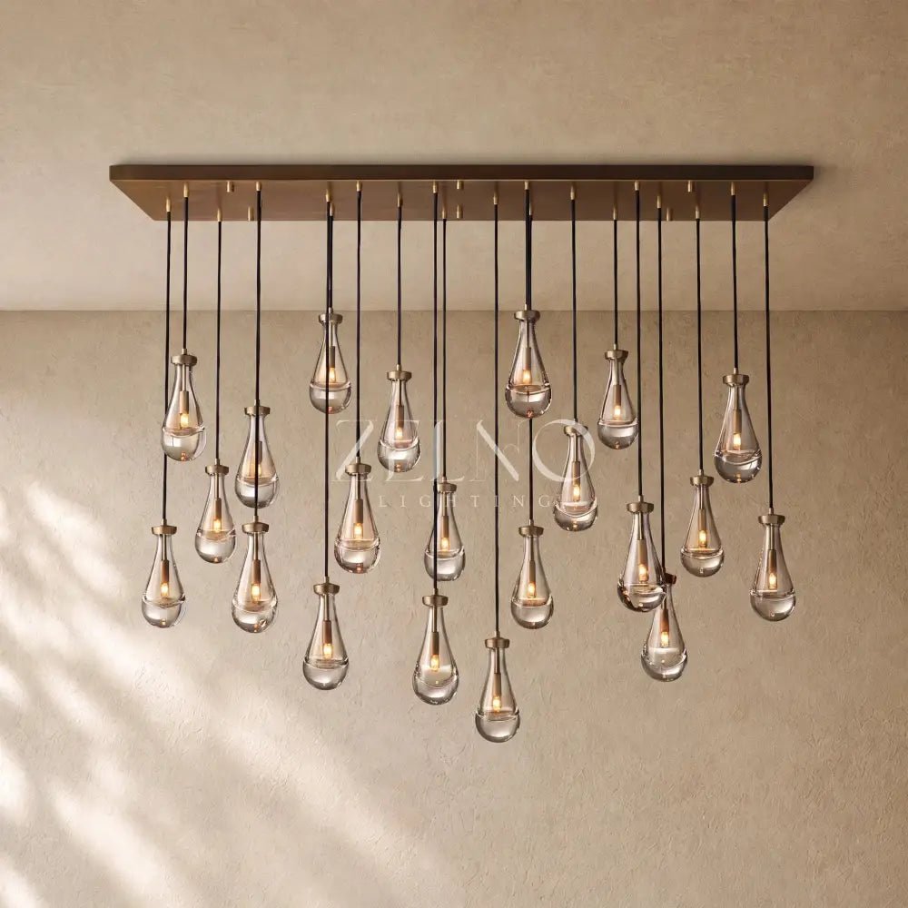 Raining Lighting Rectangular Chandelier - Zelno