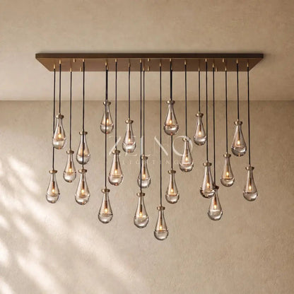 Raining Lighting Rectangular Chandelier - Zelno