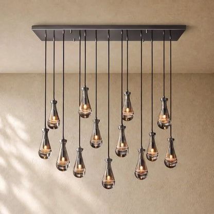 Raining Lighting Rectangular Chandelier - Zelno