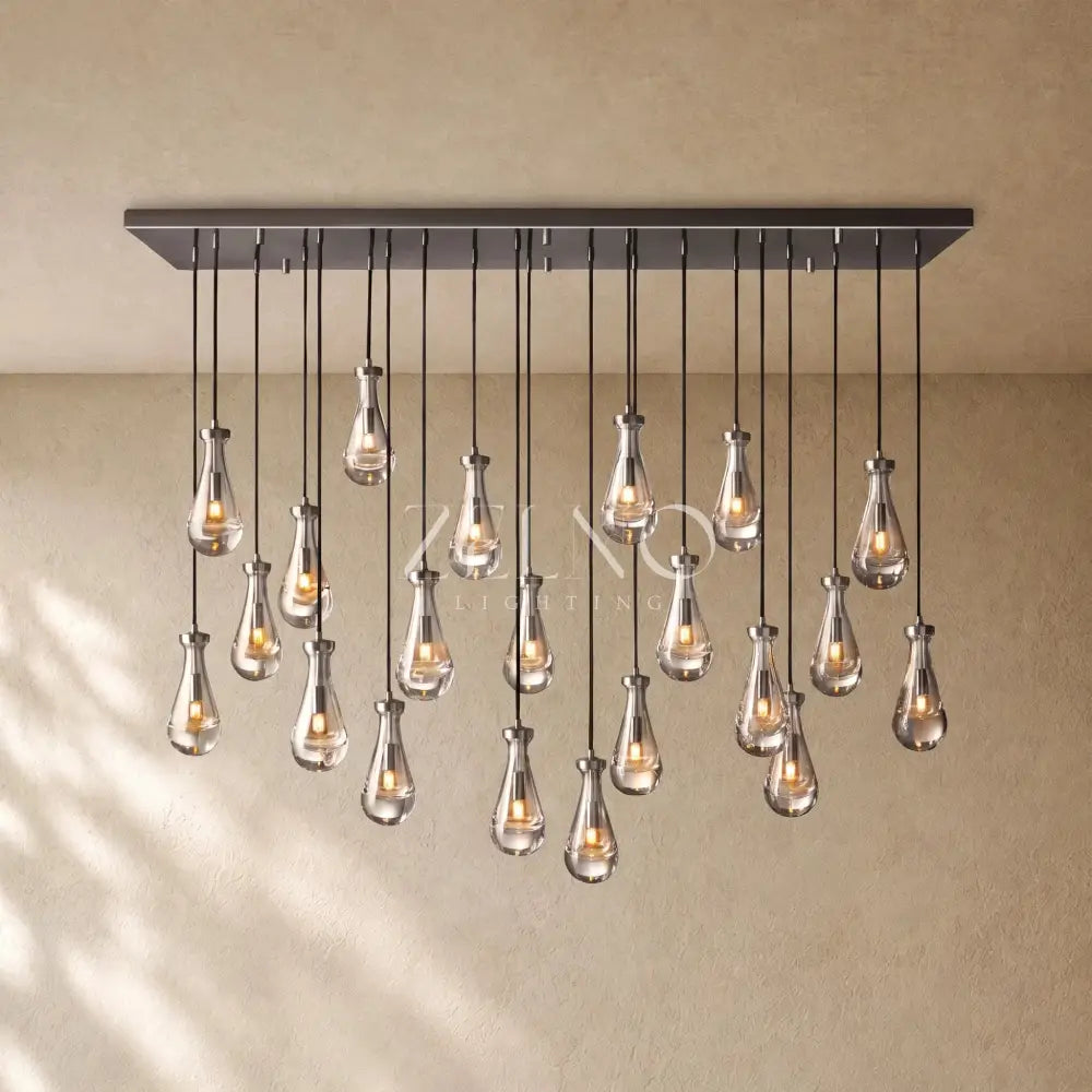 Raining Lighting Rectangular Chandelier - Zelno