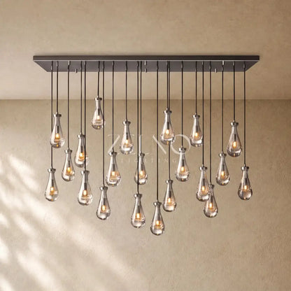 Raining Lighting Rectangular Chandelier - Zelno