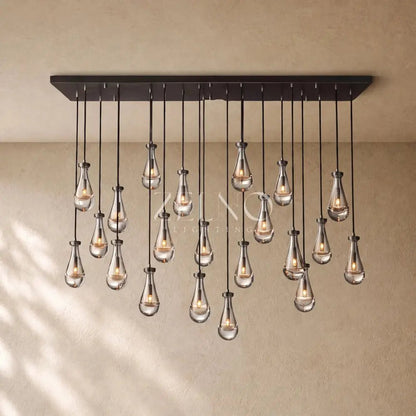 Raining Lighting Rectangular Chandelier - Zelno