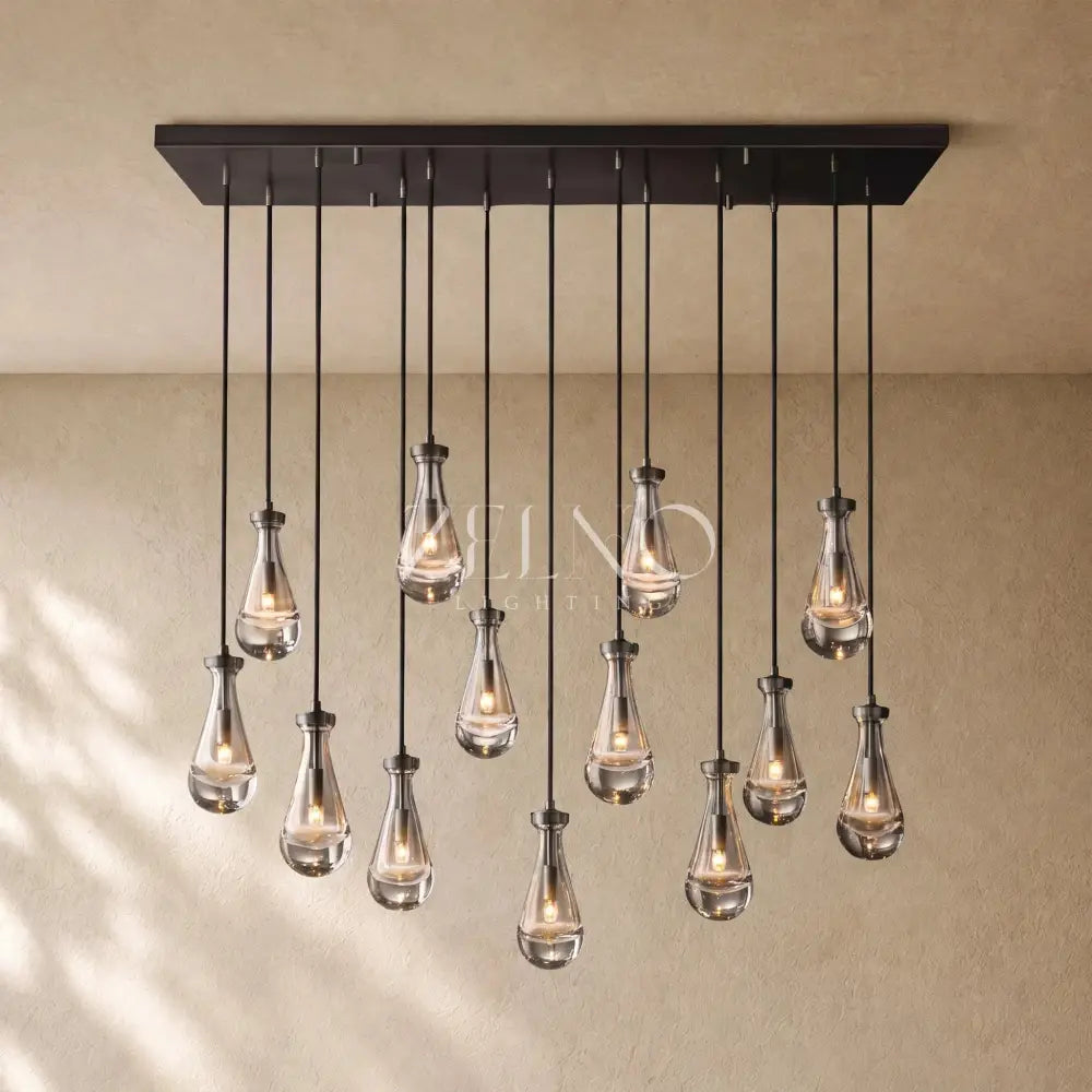 Raining Lighting Rectangular Chandelier - Zelno