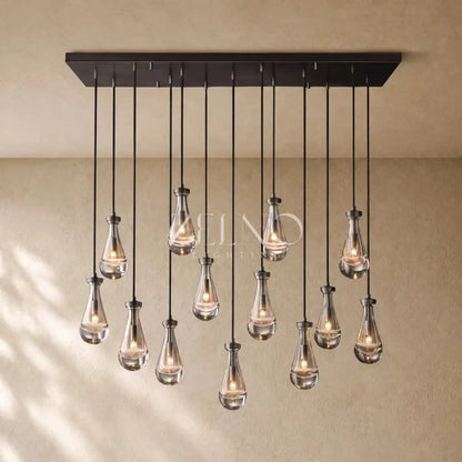 Raining Lighting Rectangular Chandelier - Zelno