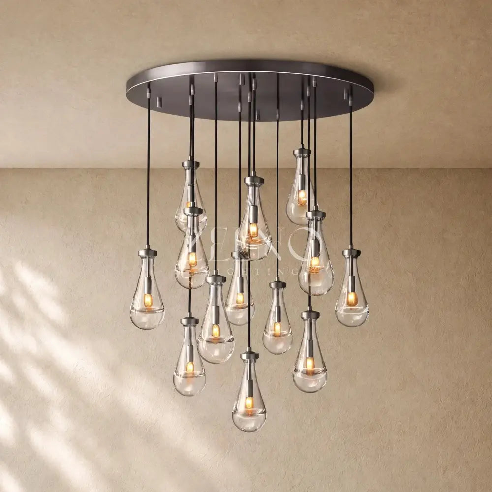 Raining Lighting Round Chandelier - Zelno