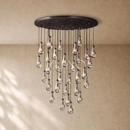 Raining Lighting Round Chandelier - Zelno
