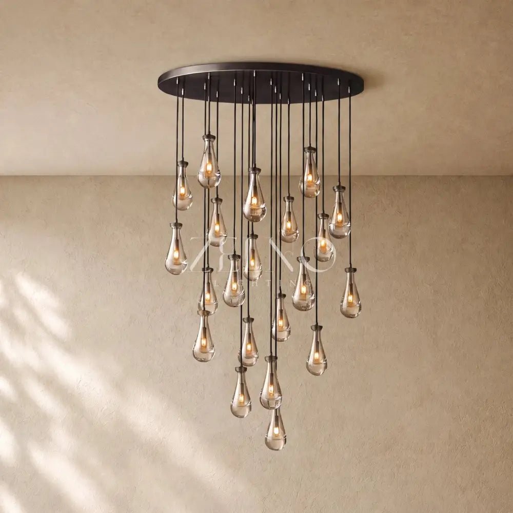 Raining Lighting Round Chandelier - Zelno