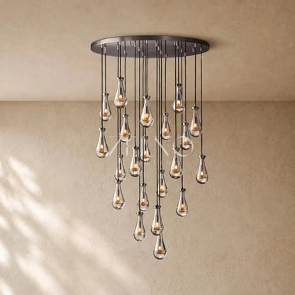 Raining Lighting Round Chandelier - Zelno