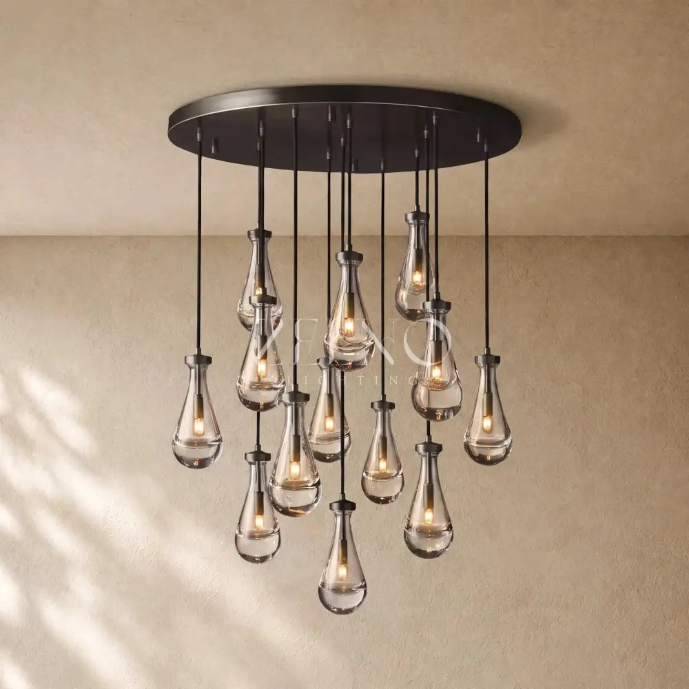 Raining Lighting Round Chandelier - Zelno