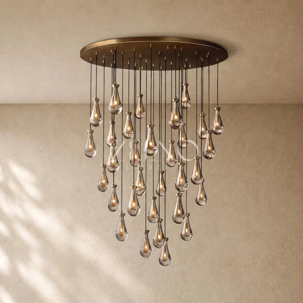 Raining Lighting Round Chandelier - Zelno