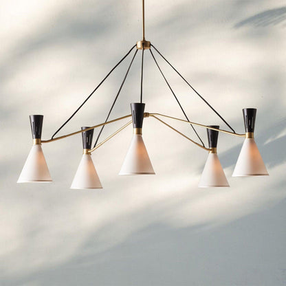 Ramsey 3/5 Lights Round Chandelier - Zelno Lighting