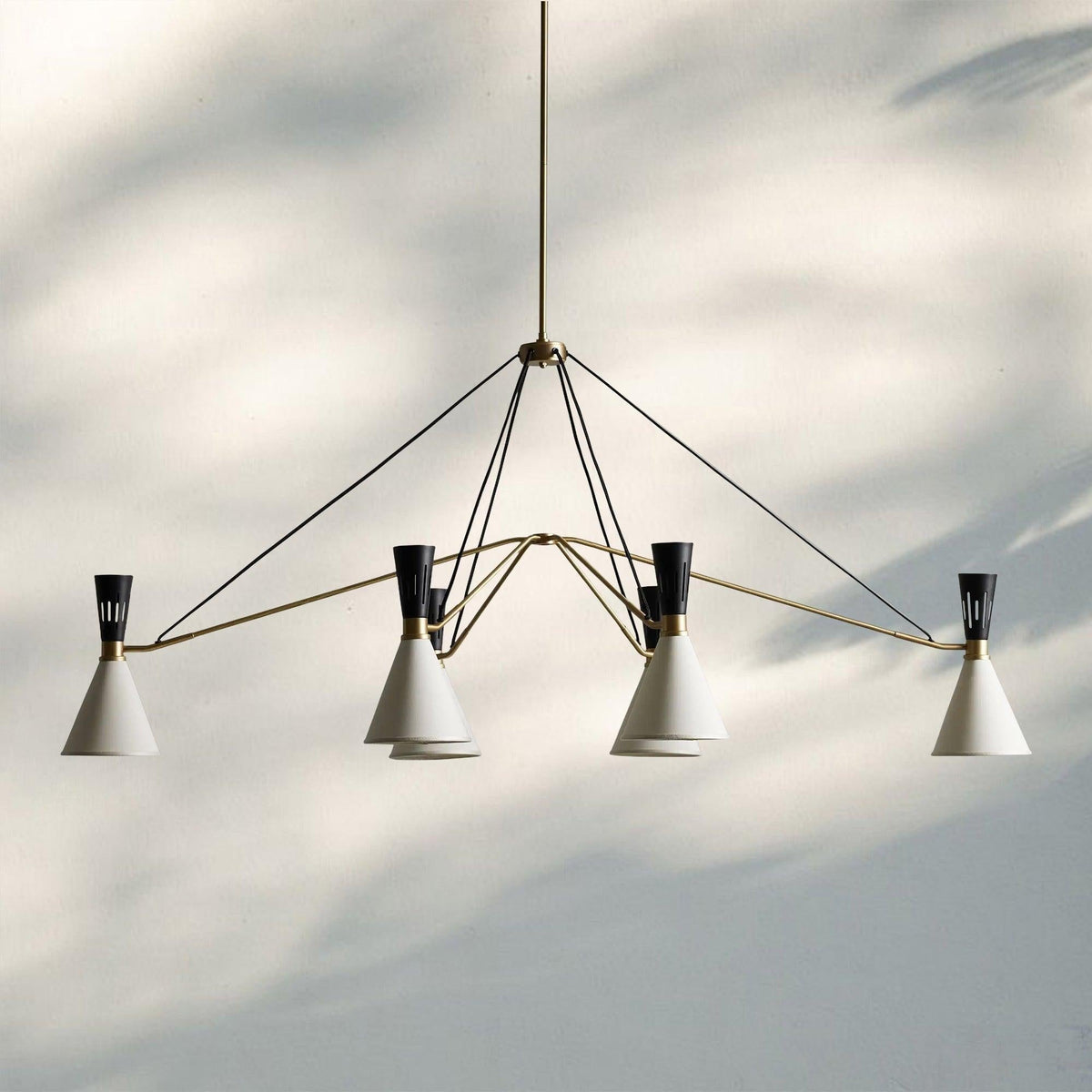 Ramsey 6-Light Linear Chandelier - Zelno Lighting