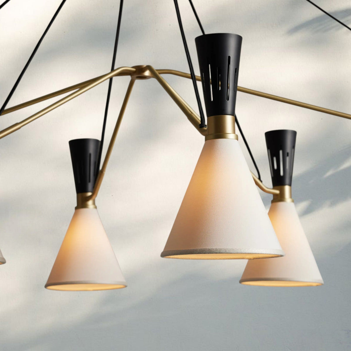 Ramsey 6-Light Linear Chandelier - Zelno Lighting