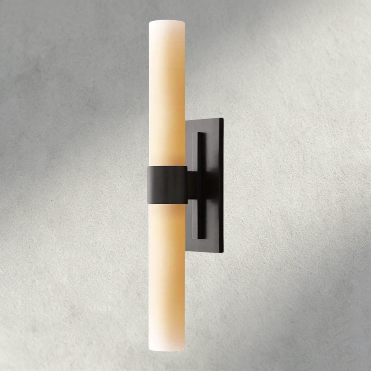 Ravay Milk Glass Linear Sconce - Zelno Lighting
