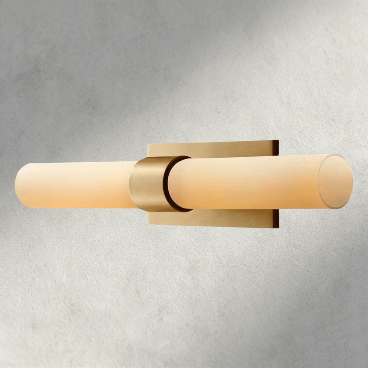 Ravay Milk Glass Linear Sconce - Zelno Lighting