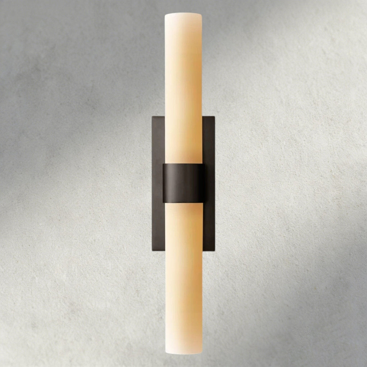 Ravay Milk Glass Linear Sconce - Zelno Lighting