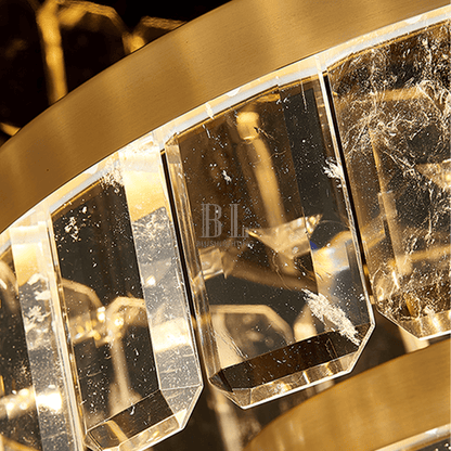 Rebecca Postmodern Multi Tier Crystal Chandelier - Zelno Lighting