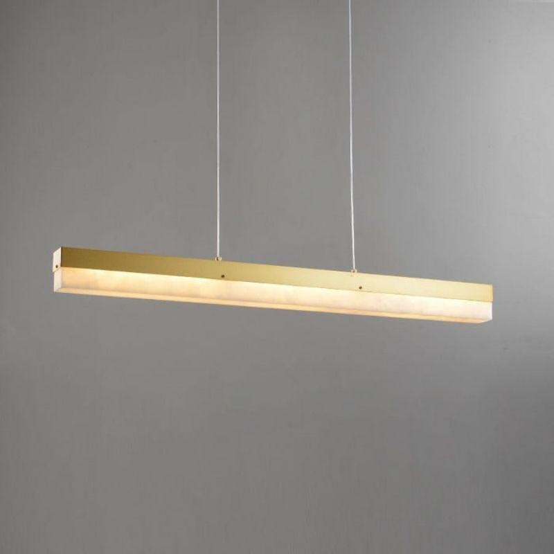 Rectus Alabaster Pendant Light - Zelno Lighting