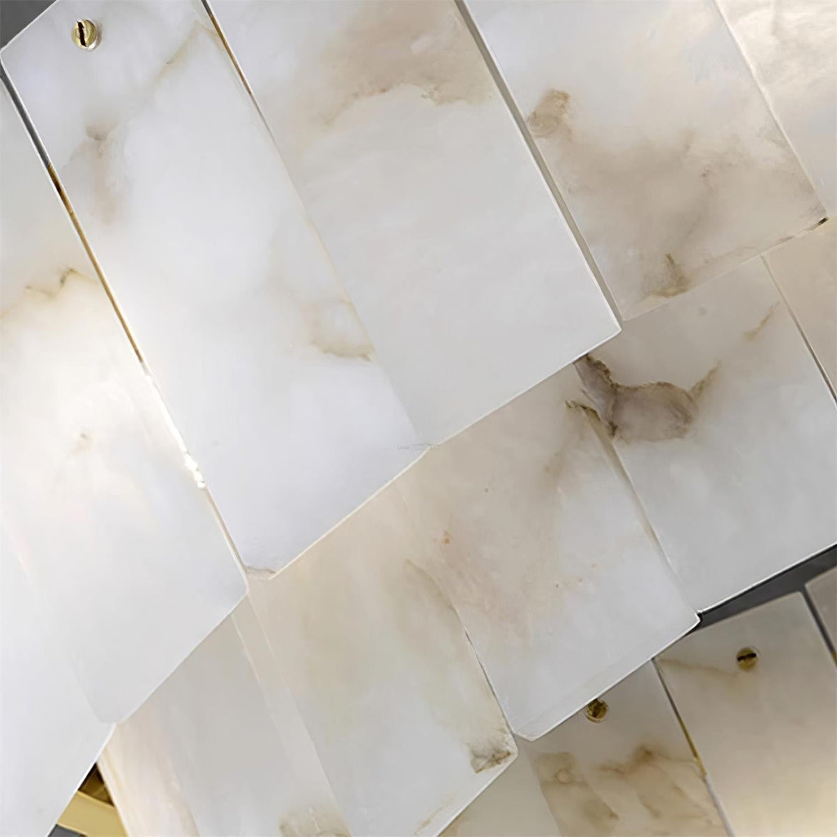 Regina Alabaster Round Chandelier - Zelno Lighting