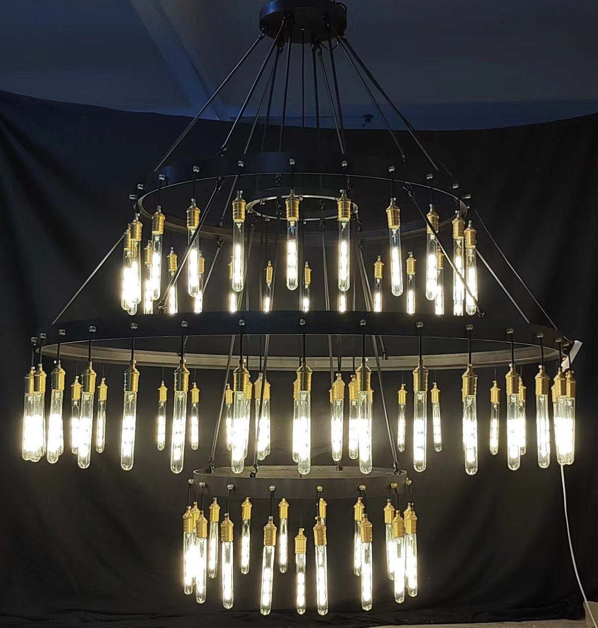 Retro-Inspired Metal Pendant Light Chandelier for Living Room/Bedroom/Staircase/Villa - Zelno Lighting