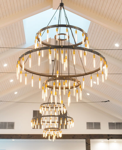 Retro-Inspired Metal Pendant Light Chandelier for Living Room/Bedroom/Staircase/Villa - Zelno Lighting