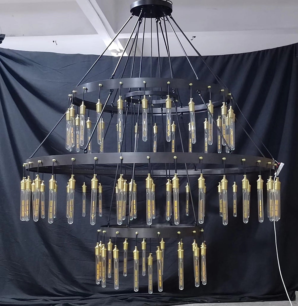 Retro-Inspired Metal Pendant Light Chandelier for Living Room/Bedroom/Staircase/Villa - Zelno Lighting