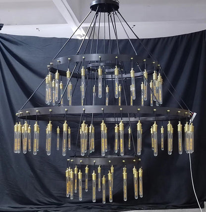 Retro-Inspired Metal Pendant Light Chandelier for Living Room/Bedroom/Staircase/Villa - Zelno Lighting