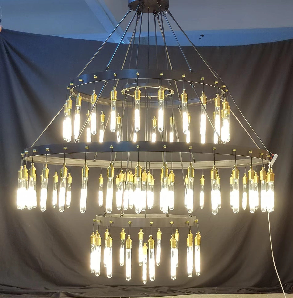 Retro-Inspired Metal Pendant Light Chandelier for Living Room/Bedroom/Staircase/Villa - Zelno Lighting