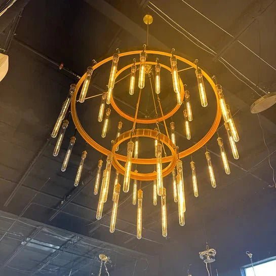 Retro-Inspired Metal Pendant Light Chandelier for Living Room/Bedroom/Staircase/Villa - Zelno Lighting