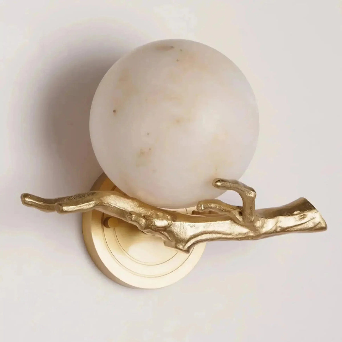 Retro Twigs Alabaster Wall Lamp - Zelno Lighting