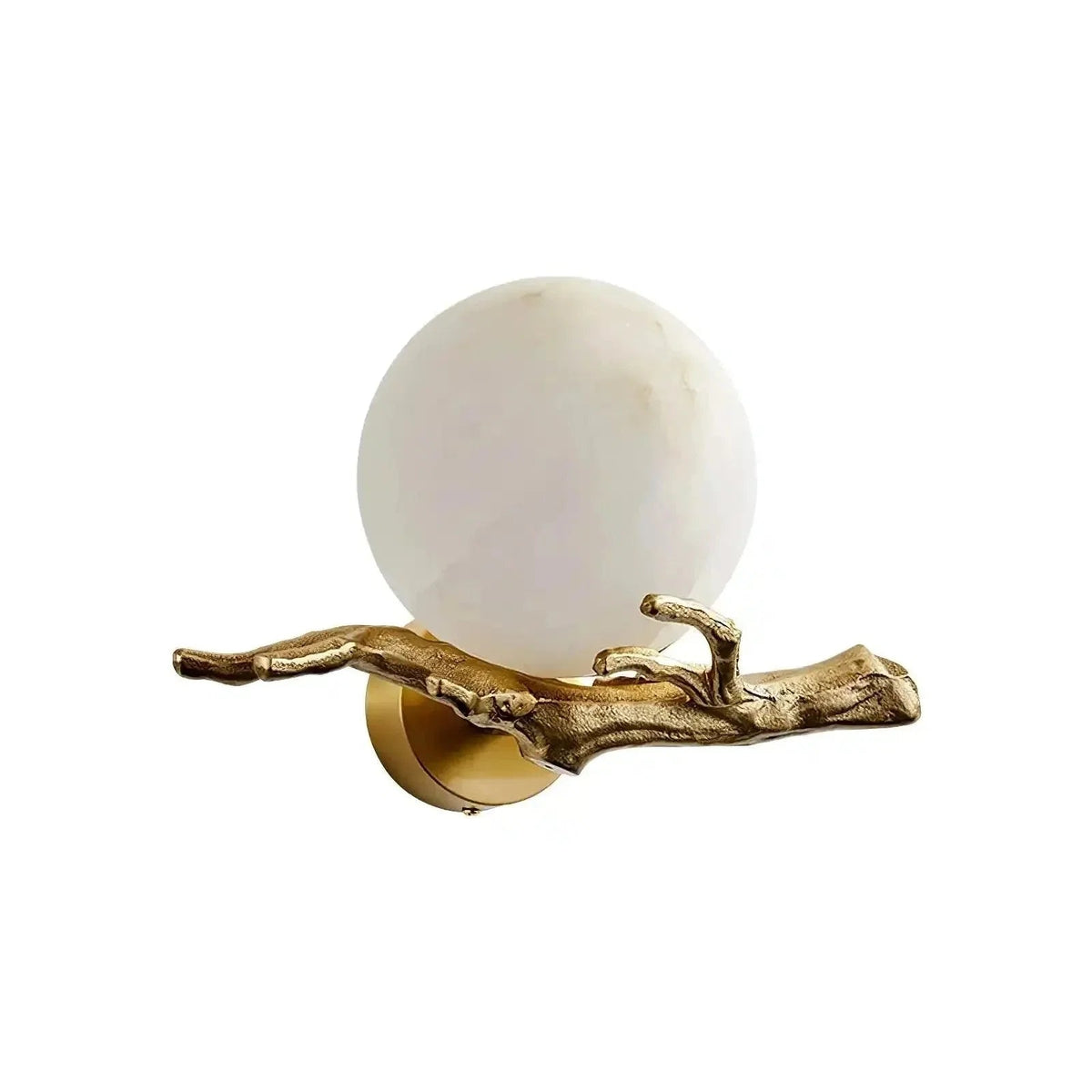 Retro Twigs Alabaster Wall Lamp - Zelno Lighting