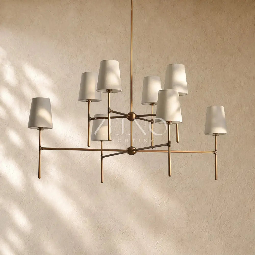 Rhodesy 2-Tier Round Chandelier - Zelno