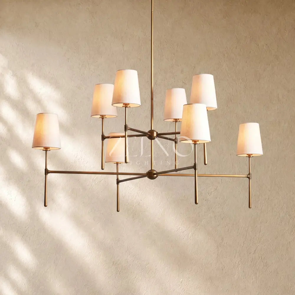Rhodesy 2-Tier Round Chandelier - Zelno